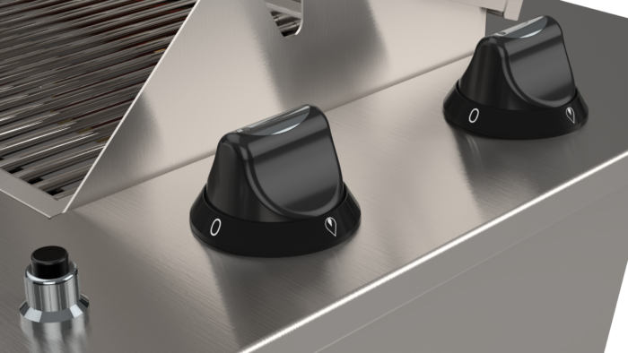 Churrasqueira a Gás com 2 Queimadores e Tampa com Visor de vidro - Linha Economica - Imagem 6